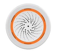 RESFNSE 1 PCS Tuya ZigBee Smart Sound And Light Siren Sensor Smart Life Home Security System Tuya Gateway Hub Siren Alarm