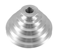 RESFNSE 25mm Bore Aluminum Pagoda Wheel A Type 5 Step Pagoda Pulley Wheel for Timing Belt