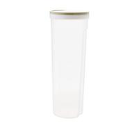 RESFNSE PP Tall Food Storage Spaghetti Noodle Pasta Container with Locking Lid Clear Dry Food,Light Green Easy to Use 27.5 X 8.5cm