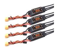 ResGcx 40A Brushless ESC Professional For Drones Drive System Integrated 5V 3A BEC Power Alignment Controller UAV 1PC(4 ESC XT60)