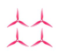 ResGcx 4PCS 51466 MCK V2 5inch 3-Blade PC Propeller Blades CW/CCW Fit For FPV Freestyle Drones(2Pairs Pink)