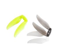 ResGcx F4019 Reinforced Folding Ducted Propeller, 4 Inch Portable 2-Blade Design For Whoop Drone Propulsion Systems (2CW+2CCW, Pieces)(F4019 2Pairs White)