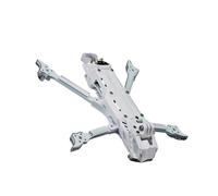 ResGcx J5 V2 5-Inch Carbon FPV Frame Assembly 225mm/235mm Wheelbase For Professional Aerial and Logistics UAV Platforms, Compatible with O4 Air Unit and Effects (White Purple Gradient)