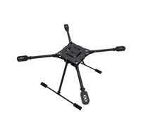 ResGcx QF750mm Series Carbon Quadcopter Frame Adaptable 650mm/700mm/750mm Wheelbase 18mm Umbrella Folding Kit For Technical Training 1Set(750mm frame kit set)