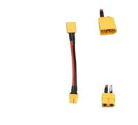 ResGcx XT60 Connector Set 1 to 2/3 Parallel Splitter or Bare Wire 14AWG for RC Lipo FPV Drone 1pc(XT60 1 F TO 1 M)