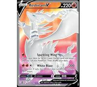 Reshiram V 172/195- Silver Tempest - Full Art -Pokemon Ultra Rare Card - Holo Foil