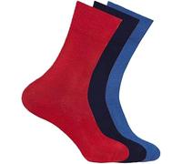 reshmena® 3 Diabetic Socks for Womens wide top Socks Non-Elastic Oedema friendly Womens Sock Women Non-Binding Sock Size (4-7) Mix