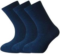 reshmena® 3 Pairs Children’s Plan School Socks Boys & Girls Cotton Rich Breathable Cotton Socks Kids Back to School children casual socks Girls socks Children School Socks Ankle Unisex (9-12) Navy