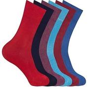 reshmena® 6 Womens Diabetic Socks wide Honey Comb top socks Women Non-Elastic Sock's Womens Non-Binding Sock Size (4-7) Mix