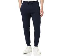 reshmena® Men Trouser Fleece Jogging Pants Tracksuit Casual Joggers for Men UK with Elasticated Cuffs Classic Jogging Bottoms, Pants with Zip Pockets Drawstring Out Black XL