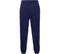 reshmena® Men Trouser Fleece Jogging Pants Tracksuit Casual Joggers for Men UK with Elasticated Cuffs Classic Jogging Bottoms, Pants with Zip Pockets Drawstring Out Navy S