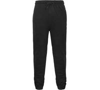 reshmena® Men Trouser Fleece Jogging Pants Tracksuit Casual Joggers for Men UK with Elasticated Cuffs Classic Jogging Bottoms, Pants with Zip Pockets Drawstring Out Black M