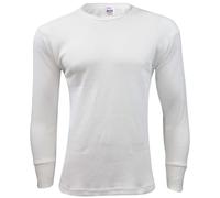 reshmena® Men's Thermal Underwear Sets Tops & Bottoms Full Sleeve Top Vest & Long Johns Trousers Thermals Winter Men Base Layer Top Full Sleeve White, L
