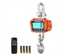 RESHY 6600Lbs / 3000kg Digital Crane Scale, Heavy Duty Cast Aluminum Hanging Scale with Wireless Remote, High Accuracy 1lb/0.5kg, Large LCD Display for Farm, Hunting, Industrial, Warehouse