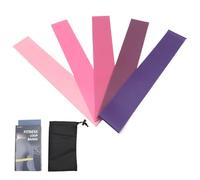 Resi Bands - 5 Level Elastic Exercise Straps for Legs, Arms, Back, Thighs - Pull Up Bands