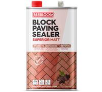 Everbuild Block Paving Sealer Resiblock Superior - Easy Apply, De-icing Salt Resistant, Matt - 5L