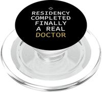 Residency Completed Finally A Real Doctor Medical Resident PopSockets PopGrip for MagSafe