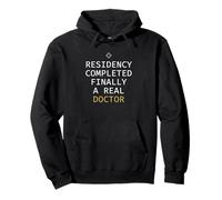 Residency Completed Finally A Real Doctor Medical Resident Pullover Hoodie