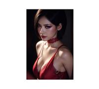 Resident Ada Wong Evil 7 Canvas Poster Bedroom Decor Landscape Office Room Decor Gift Unframe-style 16x24inch(40x60cm)