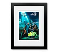 Resident Alien Cast Signed Autograph A4 Poster Photo Print TV Show Season Series Framed Boxset Memorabilia Gift Alan Tudyk (Resident Alien, A4 Framed & Mounted)
