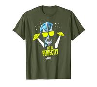 Resident Alien I Fit in Perfectly - Officially Licensed T-Shirt, Men, Olive Green, 3X-Large