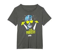 Resident Alien I Fit in Perfectly - Officially Licensed T-Shirt, Women's Plus, Asphalt Grey, 2X