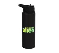 Resident Alien Logo Stainless Steel Insulated Water Bottle
