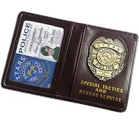 Resident Evil Biohazard S.T.A.R.S RPD Wallet Leon S. Kennedy ID Holder | Chris Jill Wesker Cosplay (B: Chris Redfield ID)