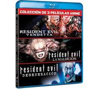 RESIDENT EVIL: DAMNATION + DEGENERATION + VENDETTA / NEW Region A B C Blu-ray