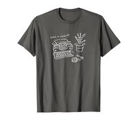Resident Evil Line Art (A) T-Shirt, Men, Asphalt Grey, 6X-Large