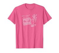 Resident Evil Line Art (A) T-Shirt, Men, Pink Heather, Large