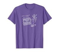 Resident Evil Line Art (A) T-Shirt, Men, Purple Heather, 3X-Large