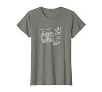Resident Evil Line Art (A) T-Shirt, Women, Olive Heather, X-Large