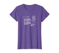 Resident Evil Line Art (A) T-Shirt, Women, Purple Heather, Medium
