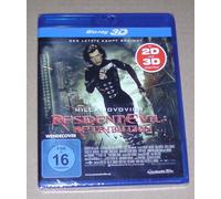 Resident Evil Retribution 3D Blu Ray + 2D Version Fast Shipping New & OVP
