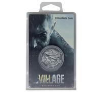 Village Limited Edition Currency Replica Collectible Coin Resident Evil Metallic Silver One Size
