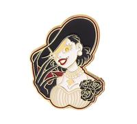 Resident-Evils8 Dimitrescu Lady Brooch Pin Badge Cosplay Collection Decoration (Dimitrescu Lady)