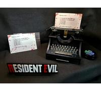 Resident Typewriter Music Box Replica with Save Room Theme, Storage Compartment and Ink Ribbon Case