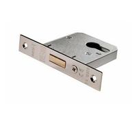 Residential Euro Profile Deadlock Casing 78.5mm 108mm Fixings Nickel Plated