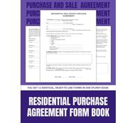 Residential Real Estate Purchase Agreement Form Book: 12 Forms for Buyers and Sellers | 8.5 x 11 in.