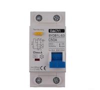 Residual Current Circuit Breaker MCB 10 63A with Trip Indicator and 4 5kA Breaking Capacity for Reliable Protection (A -50A)