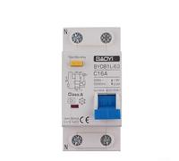 Residual Current Circuit Breaker MCB RCCB RCD Type AAC RCBO DPNL with 30mA and Mechanical Life of 8000 Times (A -16A)