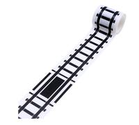 Residue-free Road Tape Creative Building Sure Here's A Product Title for Listing Roadway Black Track Car Dollhouse Miniature Decor Adhesive Sticker E