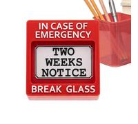 Resignation Prank,Break Glass Display Desk Decor Toys - Resignation Prank Box for Office | for Men Women Friends Coworkers Employee Office Shelf Desk Retirement Party