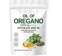 Resilias Oil of Oregano Softgels, Resilias Oil of Oregano with 6000mg Black SeedOil, Immunity Naturally, Easy-to-Swallow, Rich in Nutrients, Experience Enhanced Wellness for Women and Men (1bag)