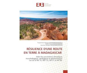 RÉSILIENCE D'UNE ROUTE EN TERRE À MADAGASCAR: Selon les paramètres climatique, morphologique, géologique et géotechnique: cas de la RN 10, RNT 23, RN 31 et RIP 84
