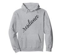 Resilience Inspirational Quote Word Graphic Cute Divorce Pullover Hoodie