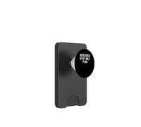 resilience is my only plan Motivational Inspirational Quote PopSockets PopWallet for MagSafe