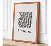 Resilience Minimalist Canvas Wall Art Print 30x20 Inch