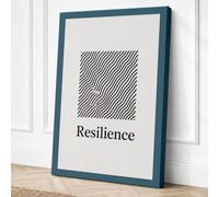 Resilience Minimalist Canvas Wall Art Print 36x24 Inch